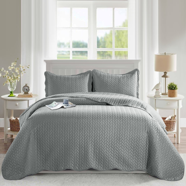 Rosalind Wheeler Nedmond Microfiber Bedspread & Reviews Wayfair.co.uk